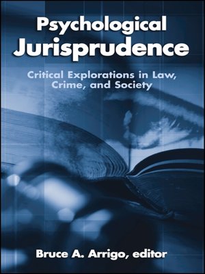 cover image of Psychological Jurisprudence